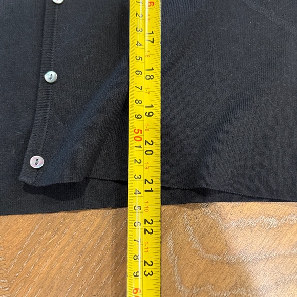 Ann Taylor Elegant Black Silk Blend Sweater - Picture 5 of 6